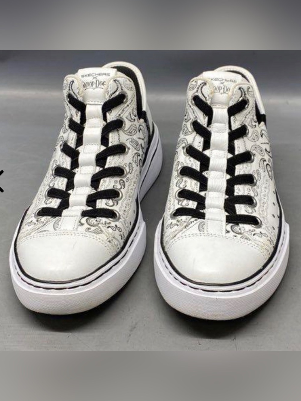 Skechers Snoop One Double G Slip Ins Size 38 (M6/W8) 251017-WBK